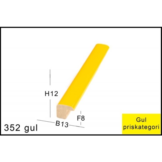 Fotoramme Nr. 352 Gul