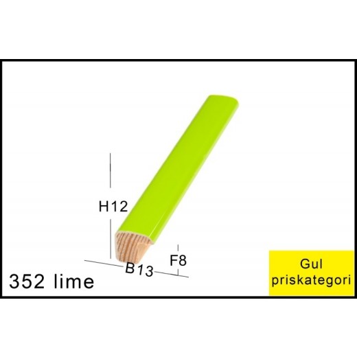 Fotoramme Nr. 352 Lime Special Størrelse