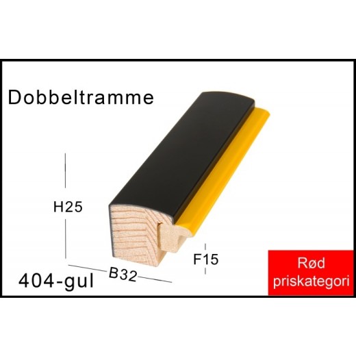 Fotoramme Nr. 437 Gul Trendline