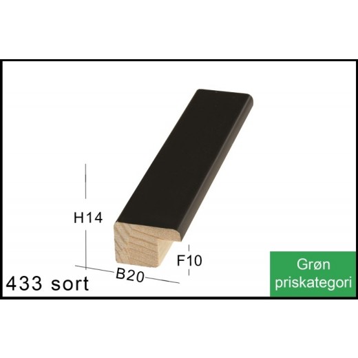 Fotoramme Nr. 433 Sort