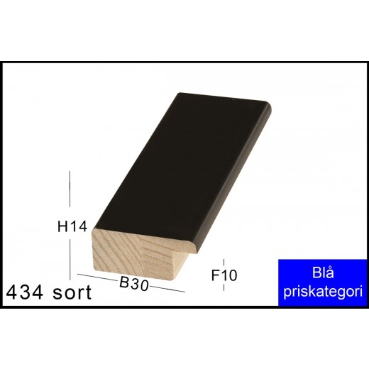 Fotoramme Nr. 434 Sort