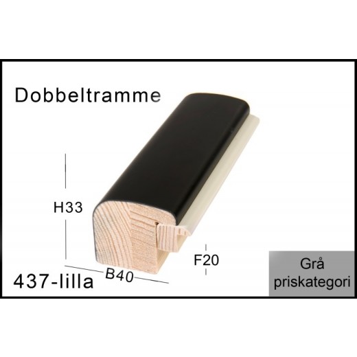 Fotoramme Nr. 437 Hvid Trendline