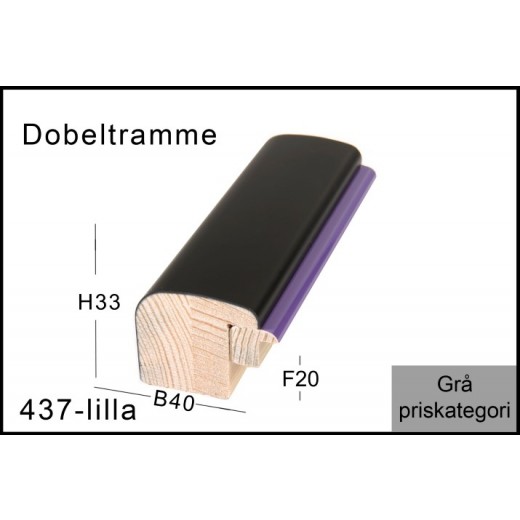 Fotoramme Nr. 437 Lilla Trendline