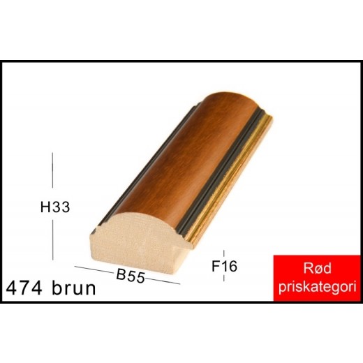 Fotoramme Nr. 474 Brun Special Størrelse