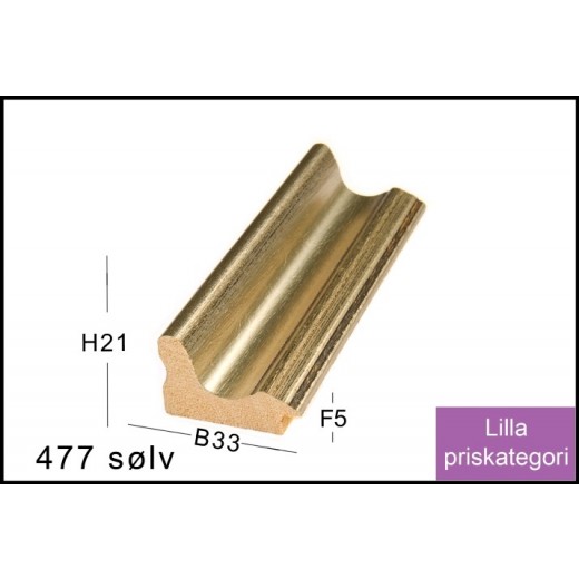 Fotoramme Nr. 477 Sølv Special Størrelse