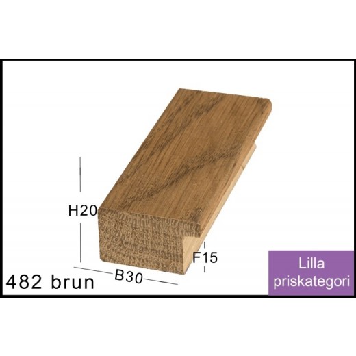 Fotoramme Nr. 482 Brun Special Størrelse
