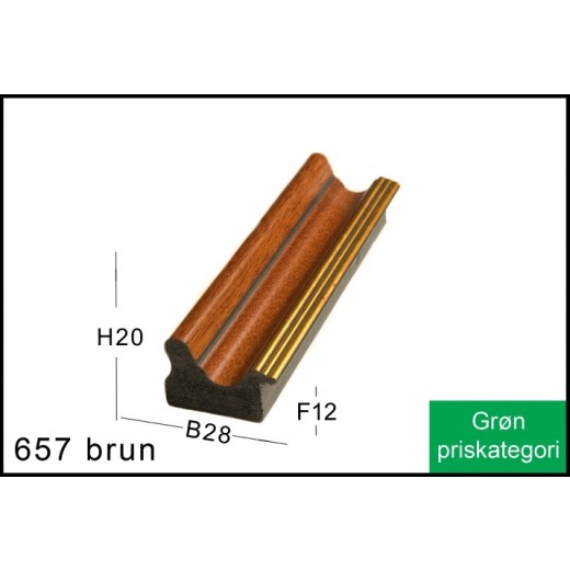 Fotoramme Nr. 657 Brun