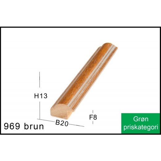 Fotoramme Nr. 969 Brun Special Størrelse