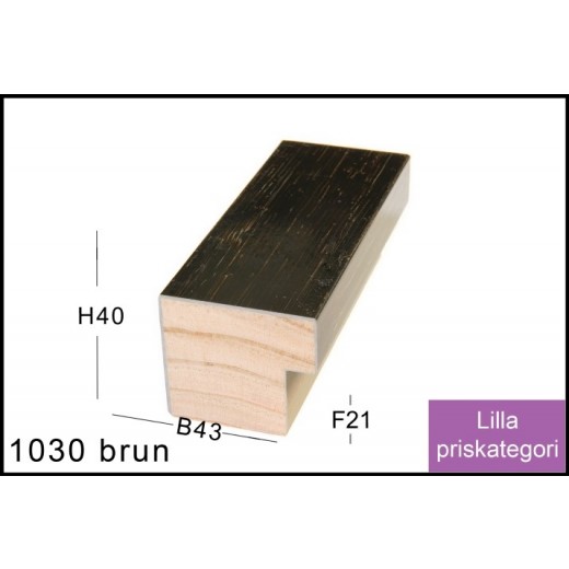 Fotoramme Nr. 1030 Brun Special Størrelse