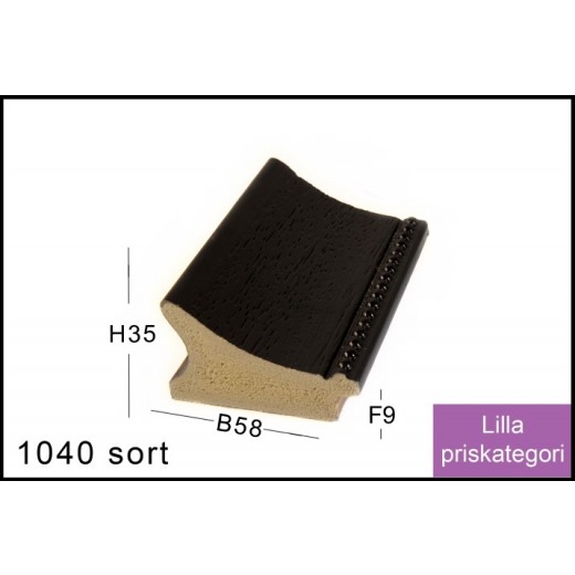 Fotoramme Nr. 1040 Sort