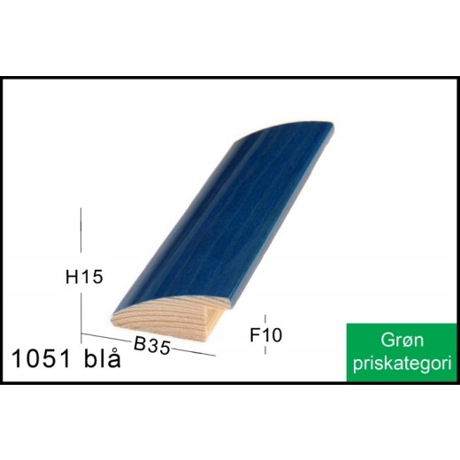 Fotoramme Nr. 1051 Blå Special Størrelse