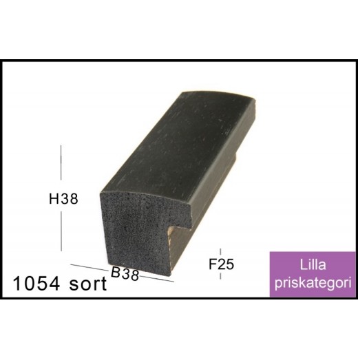 Fotoramme Nr. 1054 Sort Special Størrelse