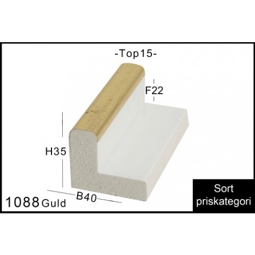SVÆVERAMME NR. 1088 Guld
