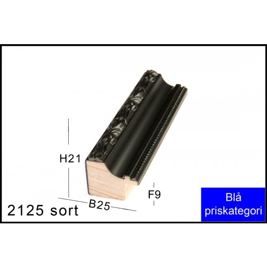 Fotoramme Nr. 2125 Sort