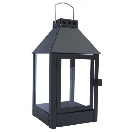 Sort Mini Lanterne 17x17x33,5 cm