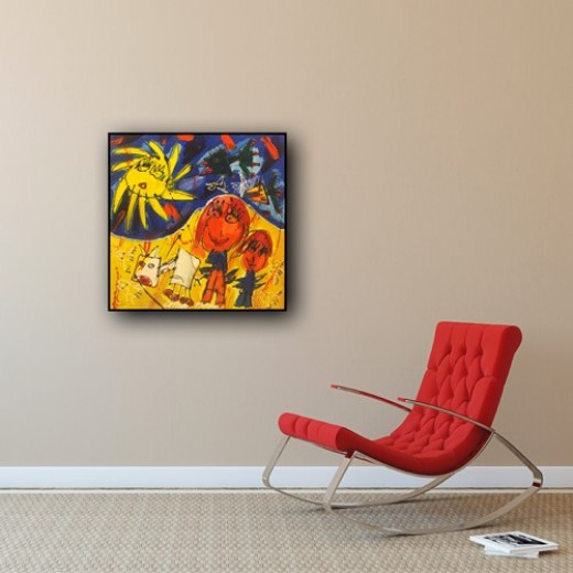 Søren Parmo 80x80 cm