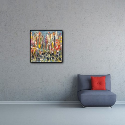 Poul Spanggaard 80x80 cm