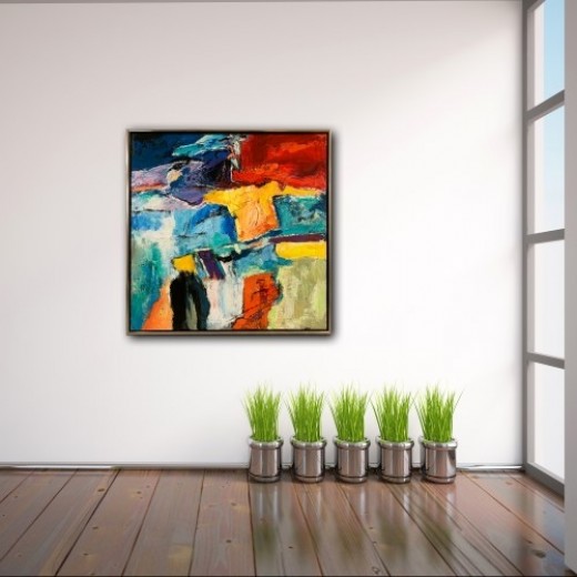 Jørgen Bæk 100x100 cm