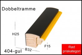 Fotoramme Nr. 437 Gul Trendline