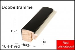 SVÆVERAMME NR. 619 MAT SORT