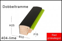 SVÆVERAMME NR. 619 MAT SORT