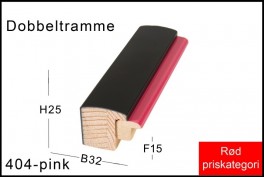 SVÆVERAMME NR. 619 MAT SORT