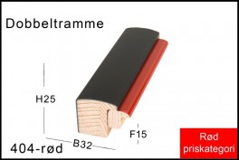 SVÆVERAMME NR. 619 MAT SORT