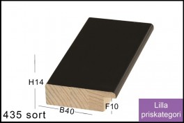 SVÆVERAMME NR. 619 MAT SORT