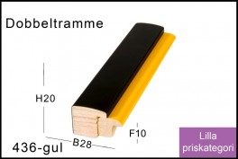 Fotoramme Nr. 436 Gul Trendline