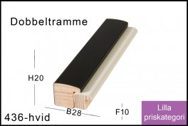 SVÆVERAMME NR. 619 MAT SORT