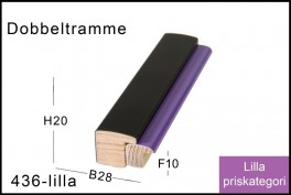 Fotoramme Nr. 436 Lilla Trendline