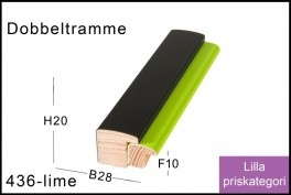 Fotoramme Nr. 436 Lime Trendline