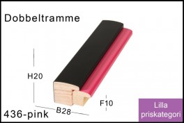 Fotoramme Nr. 436 Sort Trendline