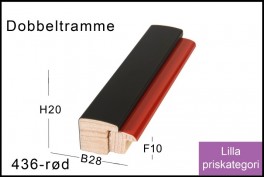 SVÆVERAMME NR. 619 MAT SORT