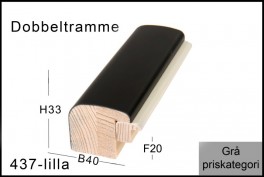 Fotoramme Nr. 437 Hvid Trendline