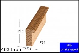 SVÆVERAMME NR. 619 MAT SORT
