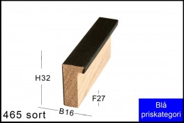 Fotoramme Nr. 465 Sort