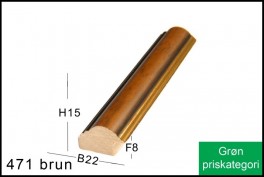 SVÆVERAMME NR. 619 MAT SORT
