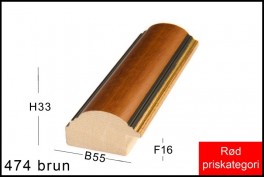 SVÆVERAMME NR. 619 MAT SORT