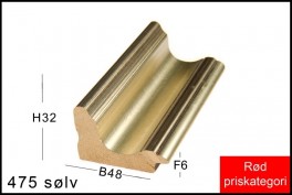 SVÆVERAMME NR. 619 MAT SORT