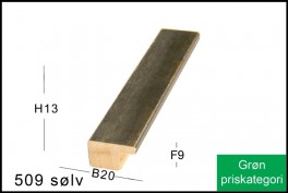 SVÆVERAMME NR. 619 MAT SORT