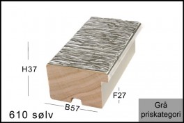 SVÆVERAMME NR. 619 MAT SORT