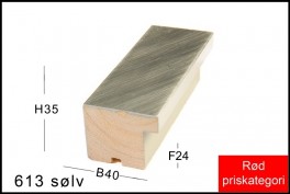 SVÆVERAMME NR. 619 MAT SORT