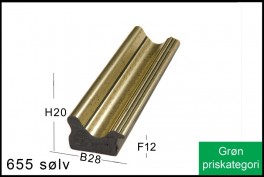 SVÆVERAMME NR. 619 MAT SORT