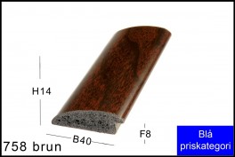 SVÆVERAMME NR. 619 MAT SORT