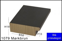 SVÆVERAMME NR. 619 MAT SORT