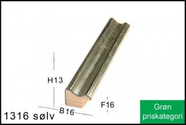 SVÆVERAMME NR. 619 MAT SORT