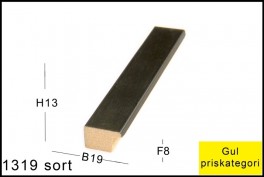 SVÆVERAMME NR. 619 MAT SORT