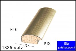 SVÆVERAMME NR. 619 MAT SORT