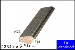 SVÆVERAMME NR. 619 MAT SORT
